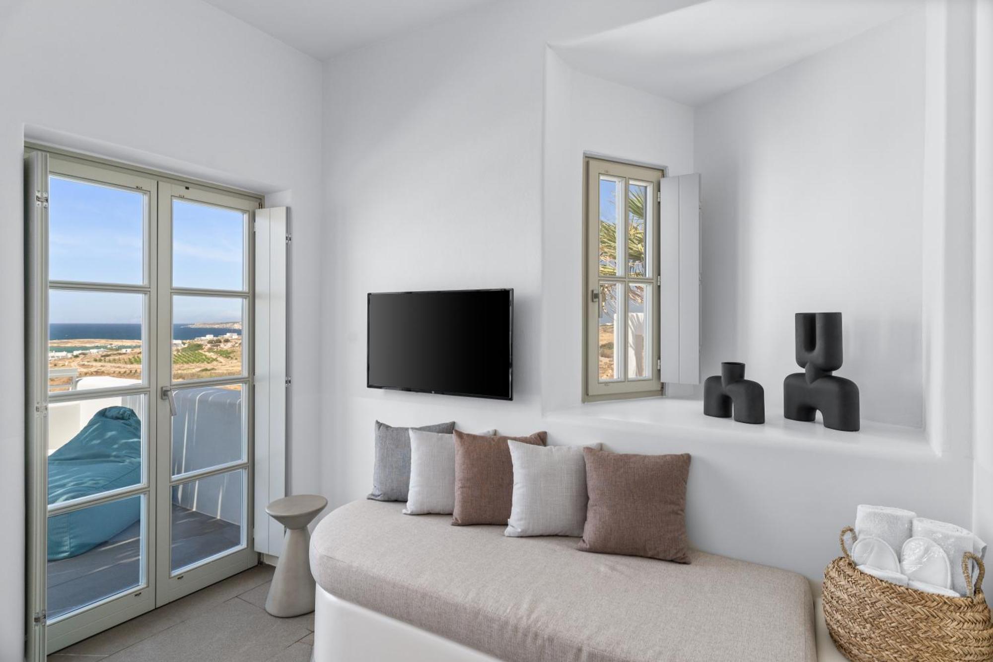 فندق Mr And Mrs White Paros ناوسا الغرفة الصورة
